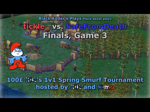 Kilt's 1-Day Spring Smurf Tournament, Finals - tickle_ vs. SafeFromDeath, G3 - Age of Mythology: TT