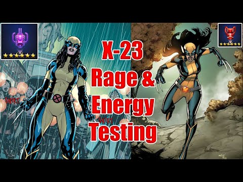 X-23 CTP Testing! Rage & Energy! (Marvel Future Fight)