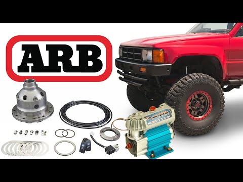 ARB Air Locker + Compressor Explanation/Review on 1985 Toyota 4x4