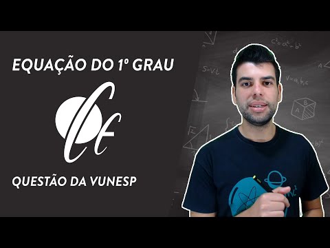 QUESTÃO VUNESP 2020 - EQUAÇÃO DO 1º GRAU