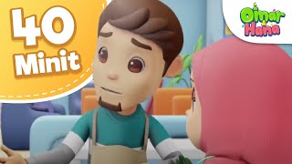 Download lagu Omar & Hana | Kompilasi 40 Minit | Sabar Ya Papa & Lain-Lain mp3