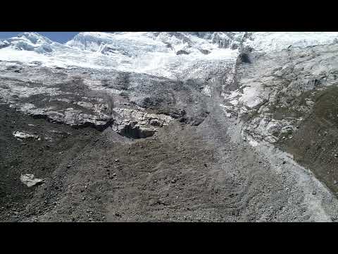 2023 INAIGEM inspección al nevado Huascaran-Vuelo de Dron, video de YouTube