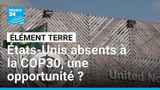 Absence des États-Unis à la COP30 : coup dur ou chance pour le climat ? • FRANCE 24