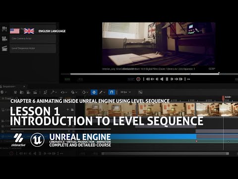Introduction to Level Sequence | Lesson 1 | Chapter 6| Unreal Engine Cinematics Full Course