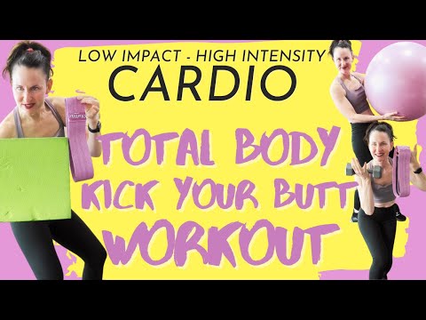 LIVE #266 ➡Low Impact Circuit Training At Home➡ High Intensity➡ No Jumping Workout➡ Total Body Focus