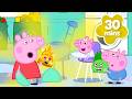 Peppa Pig In Portuguese Peppa Opens A GOLDEN Squashpuff Toy Full Episodes 30 Min