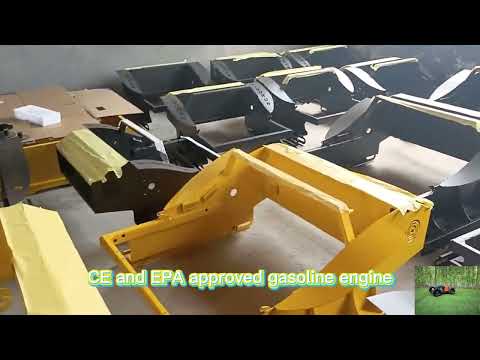 remote operated cutting grass machine with snow plow snow blade snow shovel snow removal machine