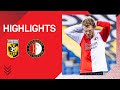 Ongeslagen reeks ten einde na gemiste kansen | Highlights Vitesse - Feyenoord | Eredivisie 2020-2021