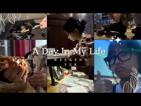vlog #2 ||A day in my life [weekend version] || shopping, cooking, doing hws, skating & many more.