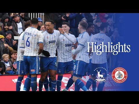 Highlights | Hartlepool United 1-0 Altrincham