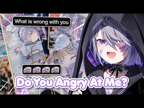 Chat Went Crazy After Biboo Cut Her Own Signed TCG Card