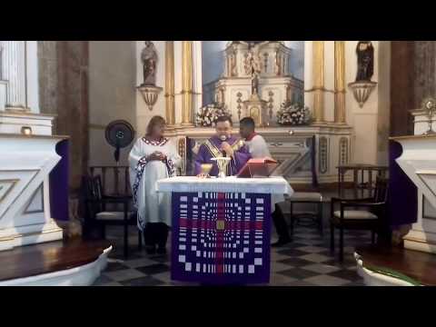 Celebração na Igreja de Santo Antonio da Barra