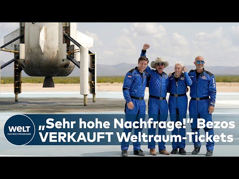 JEFF BEZOS: "Sehr hohe Nachfrage!" - Nach Kurztrip ins Weltall verkauft Amazon-Gründer nun Tickets