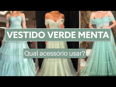 VESTIDO VERDE MENTA | QUAL ACESSÓRIO USAR?