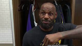 LeBron James PostGame Interview | Los Angeles Lakers vs Detroit Pistons