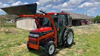 Kubota 36LE PowerShift Vmax: 24km/h 4hengeres 4Új Gumi Ingyenes Szállítás Leszervizelve japán traktor kistraktor