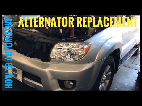 How To Replace The Alternator On A 2002-2009 Toyota 4runner