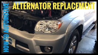 How To Replace The Alternator On A 2002-2009 Toyota 4runner