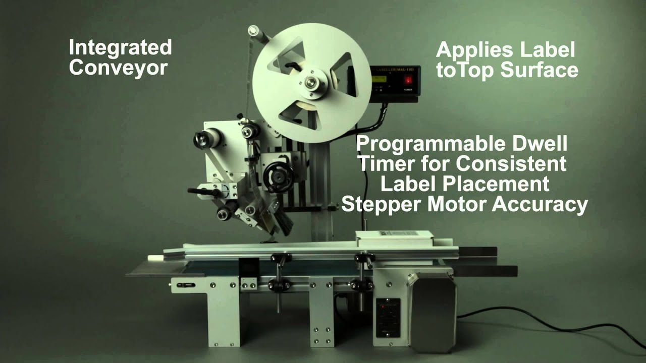 MAL-110 Wipe-On Label Applicator with Integrated Conveyor