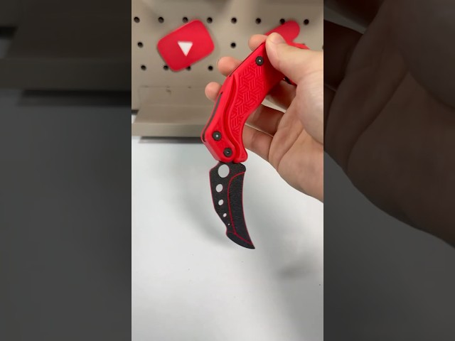 Vídeo relacionado con Amagogo Cuchillo de Rábano de Juguete con Impresión 3D, Cuchillo Antiestrés, Relleno de Medias, Juguete Sensorial Creativo para Niños, Naranja y Violeta