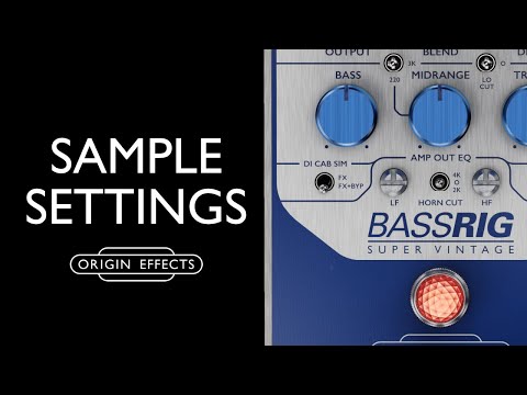 Origin Effects BassRIG Super Vintage Preamp Pedal image 2