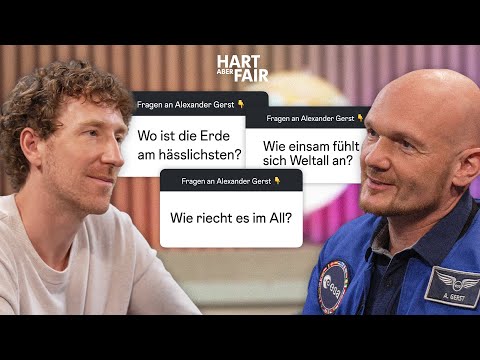 Astronaut Alexander Gerst beantwortet eure Fragen (und die aus dem Hart aber fair-Team)