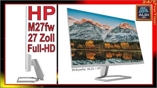 2022 ALDI Angebot - HP 27" FHD Monitor M27fw [ Home Office ] Büro & Gamer Monitor - Top Schnäppchen