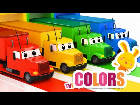 NEW! ????Learn the colors with Titounis | Trucks!