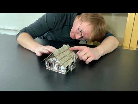 Fantasy Wargames assembly - Thatched Cottage