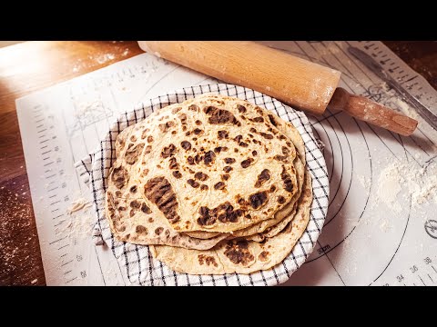 Making Norwegian Lomper - Potato Flatbread