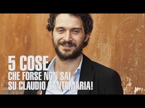 5 cose che forse non sai su Claudio Santamaria #madai - Altezza, età, curiosità e carriera