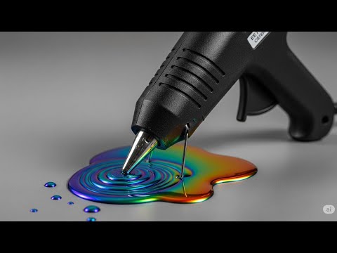 WOW! NEW ART TECHNIQUE with a NEW type of HOT GLUE GUN!