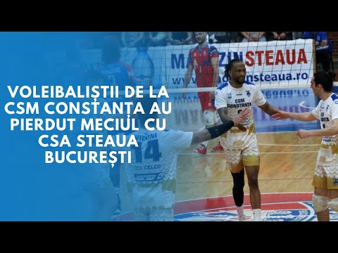 Voleibaliștii de la CSM Constanța au pierdut meciul cu CSA Steaua București