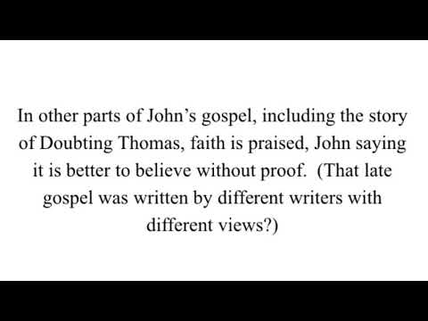 The Bible and Thomas Paine's Age of Reason = problem of hearsay (miracles on paper can't be trusted)
