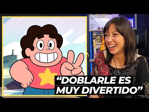 Isabel Valls explica cómo es doblar a steven universe.