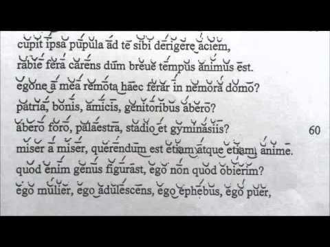 Catullus 63 (Super alta vectus Attis..), Galliambus, LATIN reading