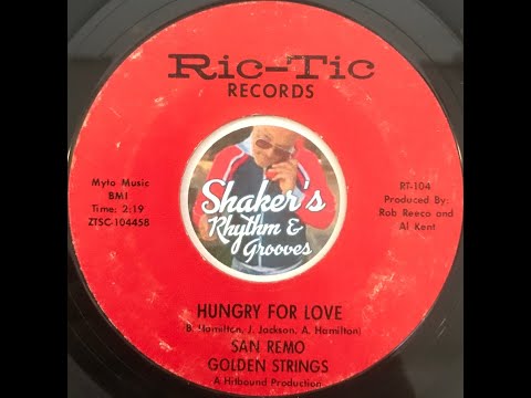 San Remo Golden Strings • Hungry For Love • from 1965 on RIC-TIC #RT-104