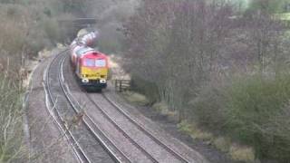 preview picture of video '60011 in DB livery 14-1-11 .'