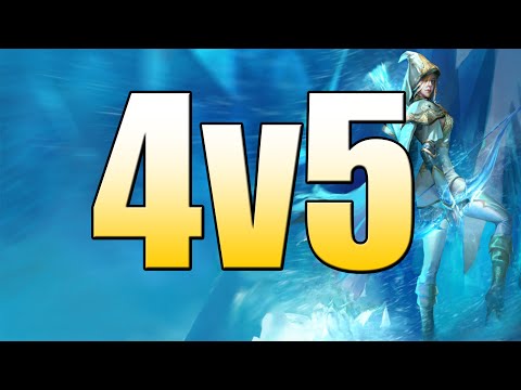 Never Give up - League of Legends  4v5 Stream Highlight