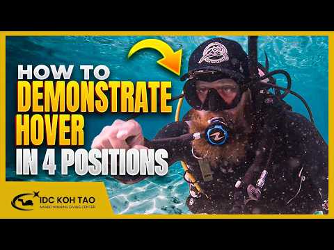 How to Demonstrate Hover in 4 Different Positions | Peak Performance Buoyancy Adventure Dive (PADI)