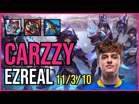 CARZZY - EZREAL vs JINX ADC - EUW Challenger - Patch 11.7