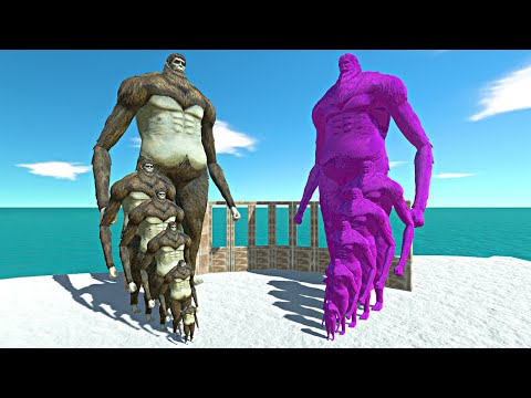 Growing Beast Titan vs Purple Itself - Animal Revolt Battle Simulator