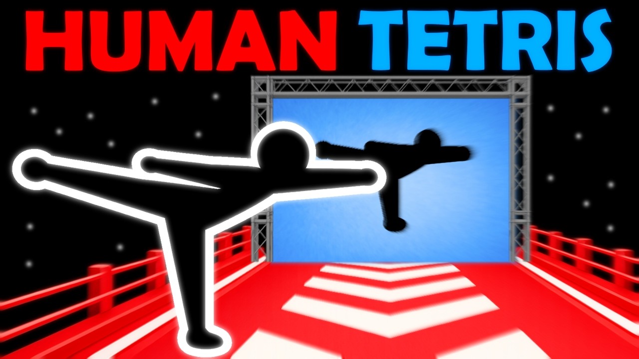 HUMAN TETRIS | Immersive Interactive Warm Up | Easy Viral Interactive Game