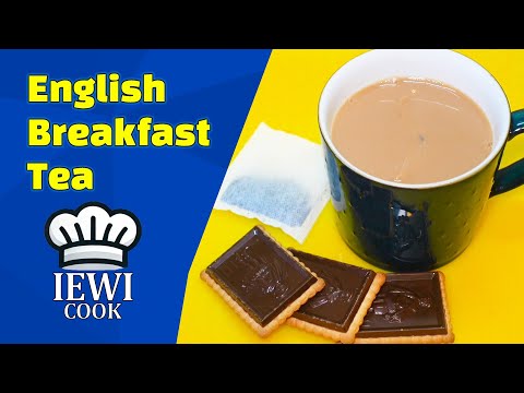 How To Make English Tea | Milk Tea | English Breakfast Tea | How To Make Tea | IEWICOOK