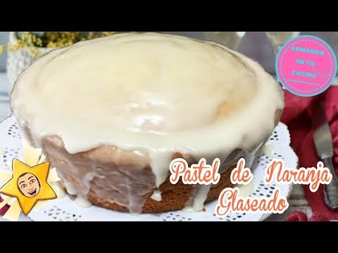 Pastel de Naranja Glaseado