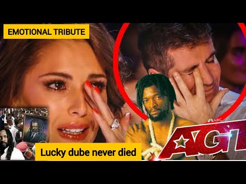 EMOTIONAL LUCKY DUBE TRIBUTE ON AGT JUDGES IN TEARS TRY NOT TO CRY MESSAGE TO HIS MUM AFTER💔😭 #viral