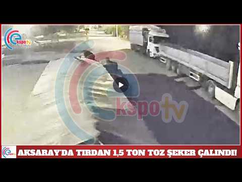 Aksaray’da Tırdan 1,5 Ton Toz Şeker Çalındı!
