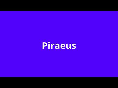 image-What is Piraeus known for?