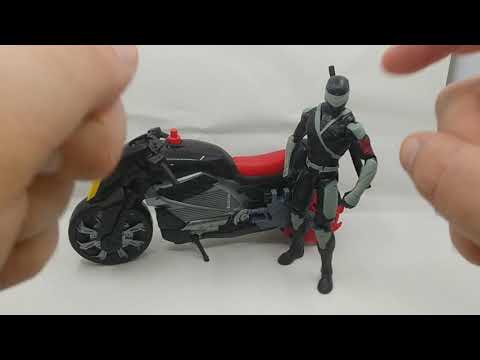 Chuck's Reviews Snake Eyes GI Joe Origins Snake Eyes And Stealth Cycle