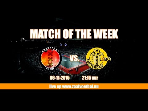 Zaalvoetbal wedstrijd 't Knooppunt - ASV Lebo 6 november 2015